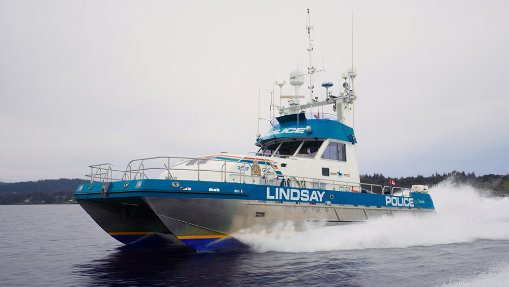 Photo of the Lindsay patrol vessel.