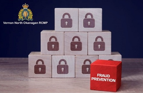 stock image of boxes with fraud prevention in text